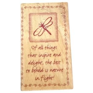 Hero Arts D2022 Inspiration Prints Dragonfly Rubber Stamp